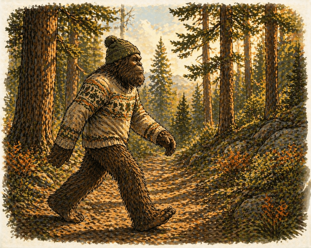 Bigfoot hiking